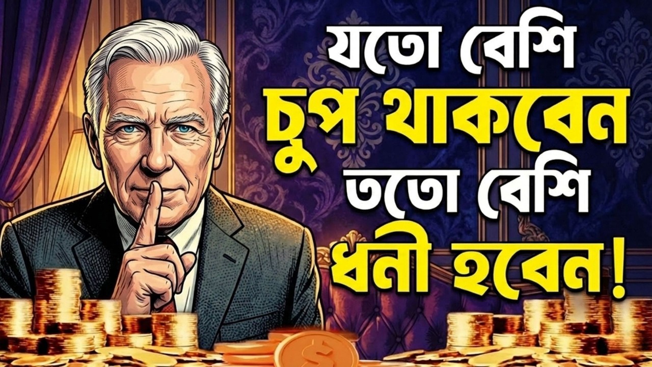 সফল মানুষের গোপন অস্ত্র: নীরবতা 🤫 | Warren Buffett এর লাইফ-চেঞ্জিং রুল! #warenbuffet#motivation