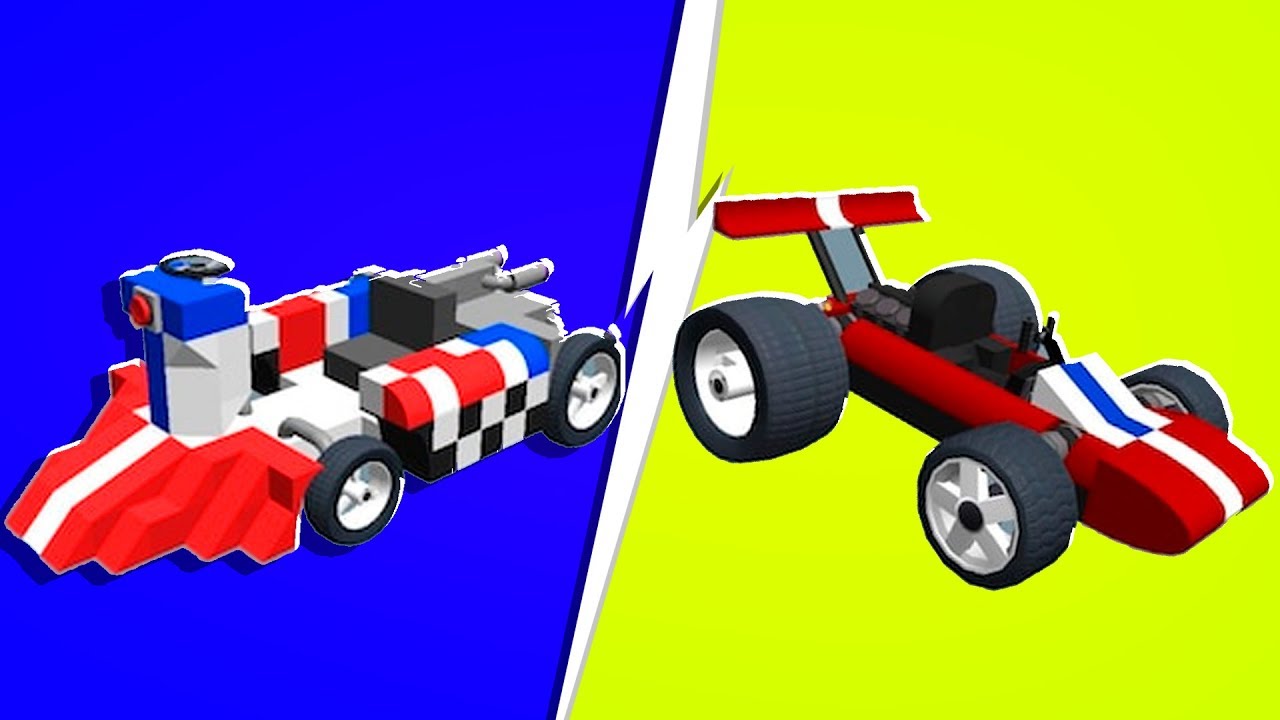 Noob Vs Pro Mario Kart Racecar Challenge - Scrap Mechanics | JeromeACE