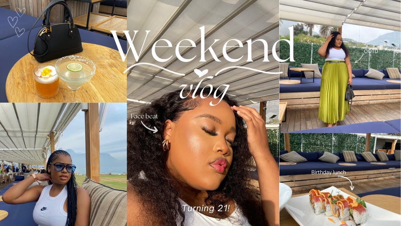 BIRTHDAY VLOG💌: Finally 21🥂!! grwm + make up + ootd + lunch|| South African YouTuber🇿🇦