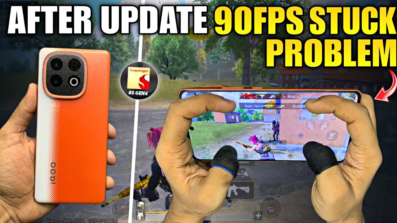 iQOO Neo 10 после обновления: проблема с зависанием на 90 FPS / Тест iQOO Neo 10 Bgmi / Обзор игр...