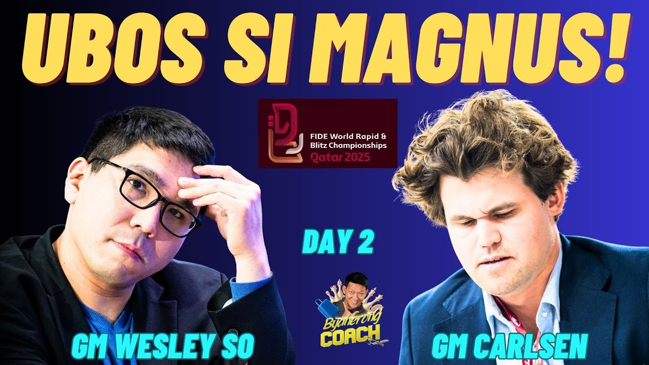 AYAN NA SI WESLEY SO! MAGNUS NAGDABOG! So Carlen World Rapid 2025