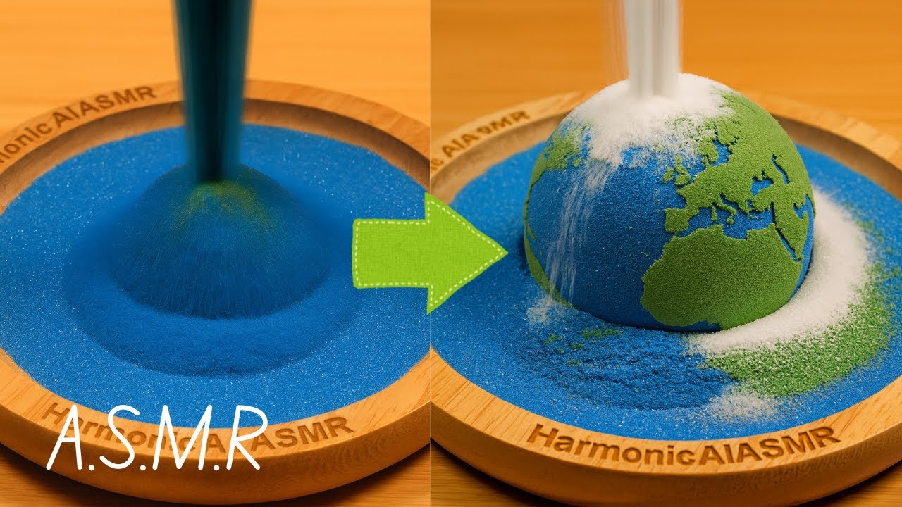 ASMR Cosmic Sand Creations 🪐  Oddly Satisfying Space Objects