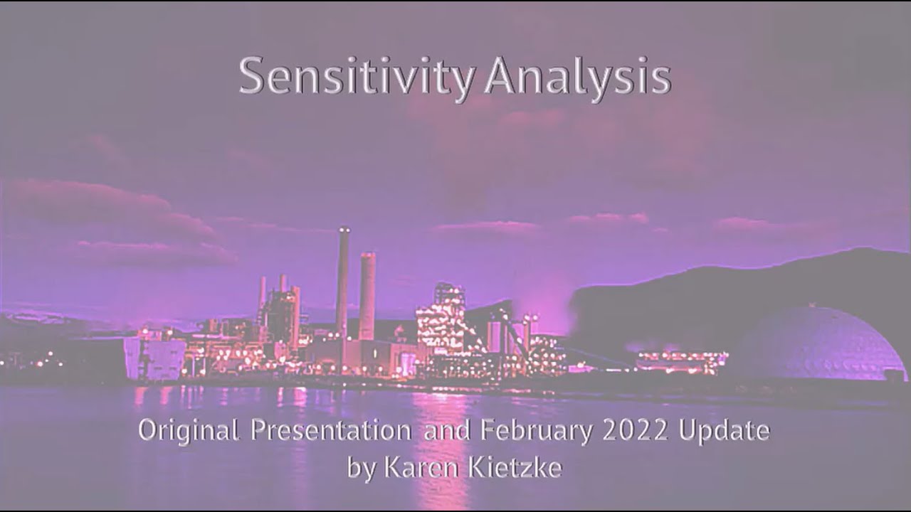 Sensitivity Analysis using the IECM