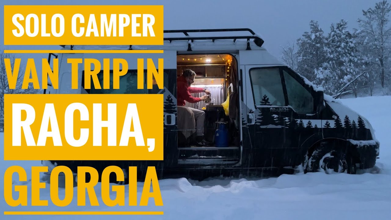 Winter Solo Camper Van Trip In Georgia, Racha Mountains | Mta Campervans