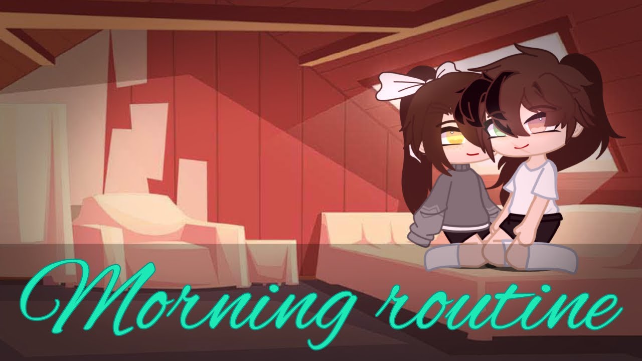 Morning routine // high school au // bee duo // skit // fluff // Gacha club