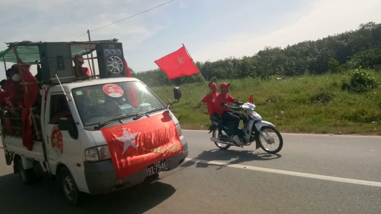 National League for Democracy rally, Myanmar