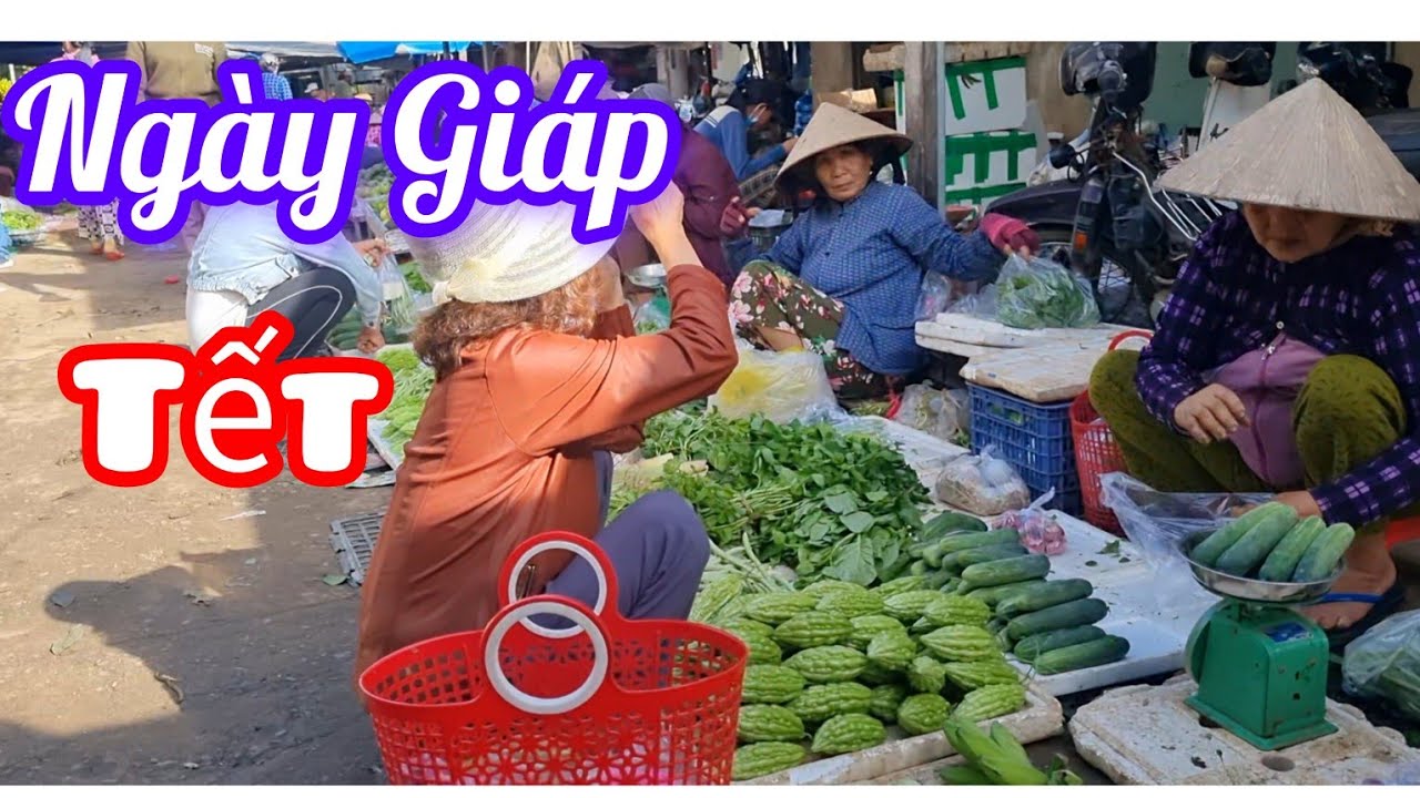 Chợ Tết 2024. Chợ Vắng Tanh ko Bóng Người Đi Chợ .Chợ Phú Nhiêu Tây Hòa Phú Yên .