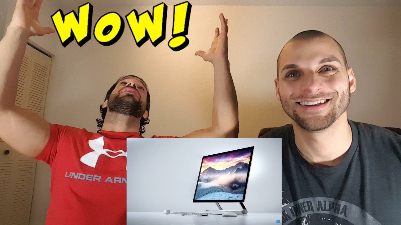 Introducing Microsoft Surface Studio REACTION