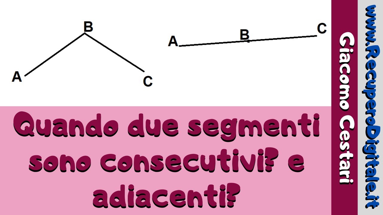 05 segmenti consecutivi e adiacenti