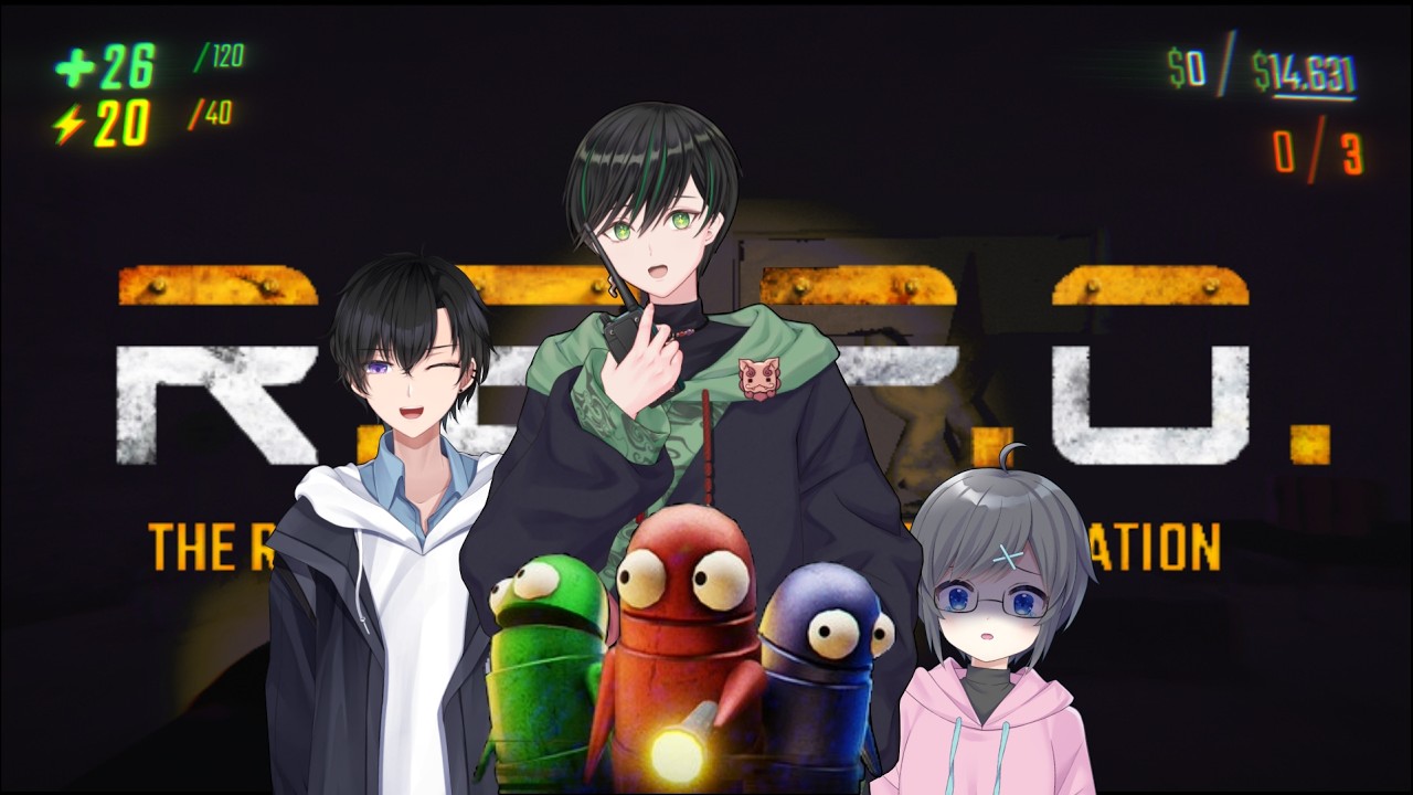 【REPO】気持ちだけはトップランカーでコラボに臨みます、でもゲラです。　#vtuber