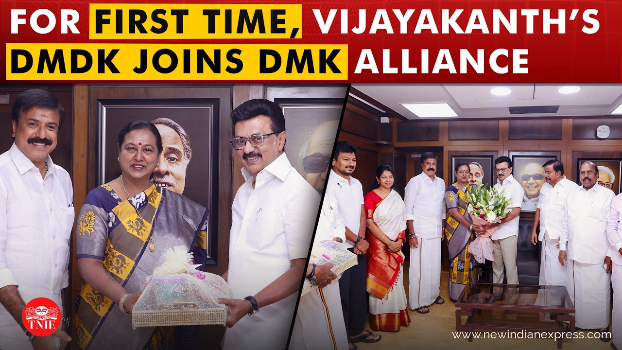 DMDK joins DMK alliance after 19 years, eyes 200 plus win in 2026 Tamil Nadu polls | MK Stalin