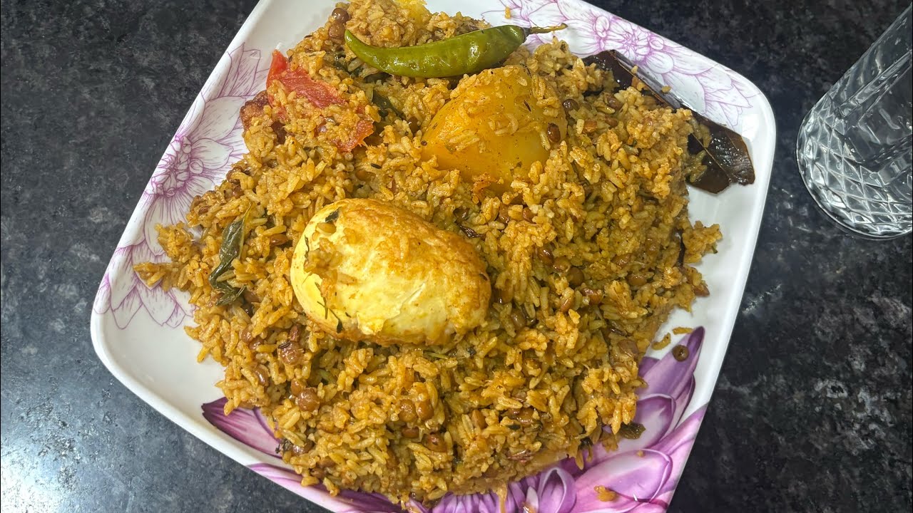 instant easy akkha masoor or ande ke pulao ki recipe 😋🥰