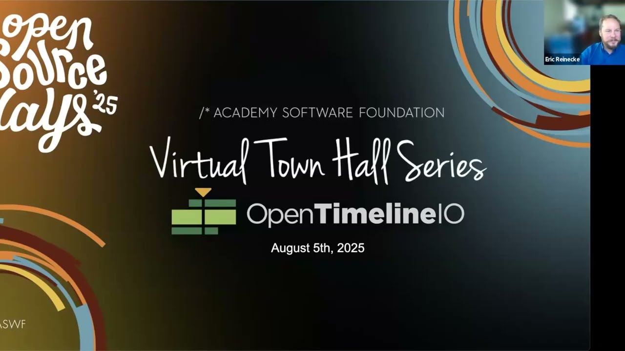 OpenTimelineIO Virtual Town Hall 2025