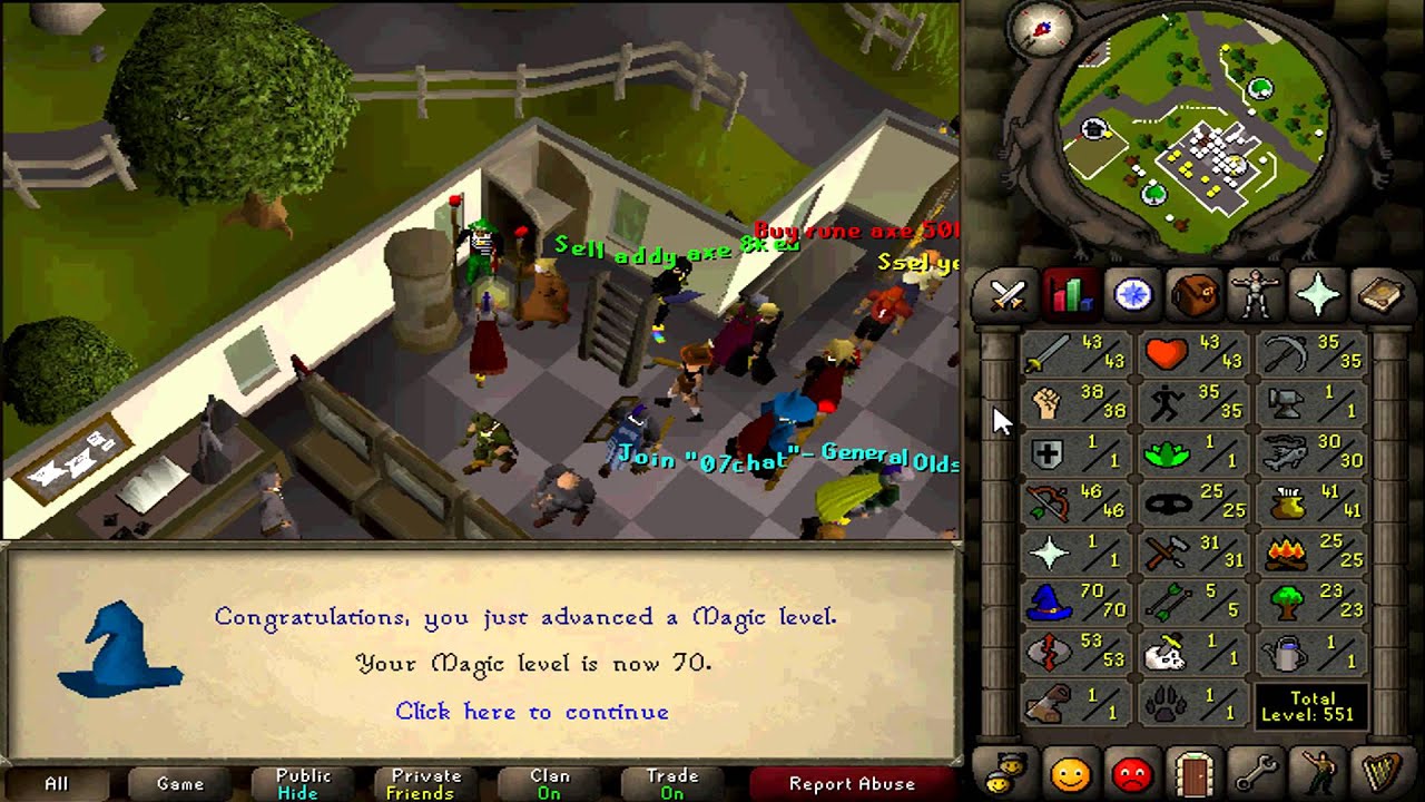 First day of Oldschool Runescape Release!