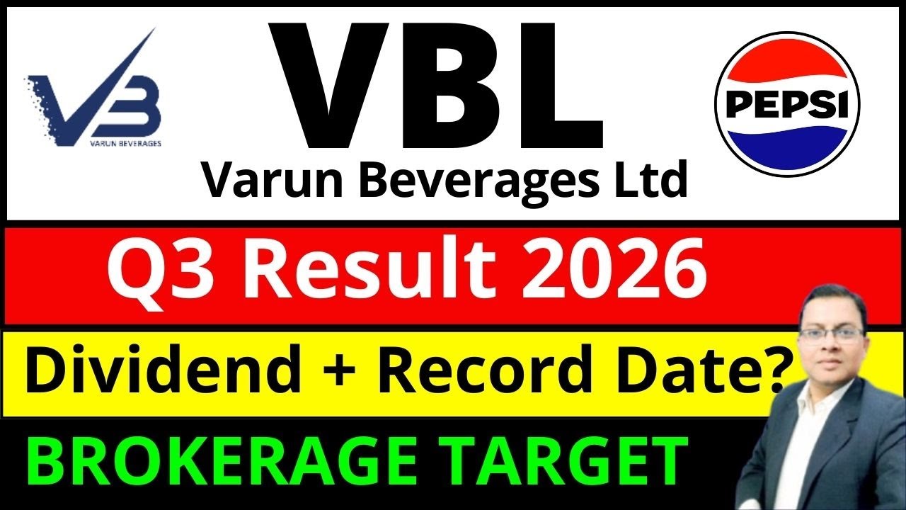 VBL share Dividend I Varun Beverages dividend I Vbl share latest news I VBL Share q3 result