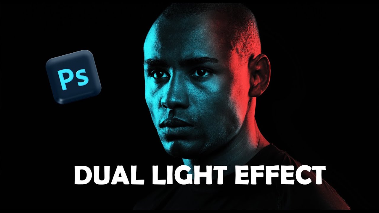 Dual Tone Lighting Effect in Photoshop | Cinematic Color Light Tutorial