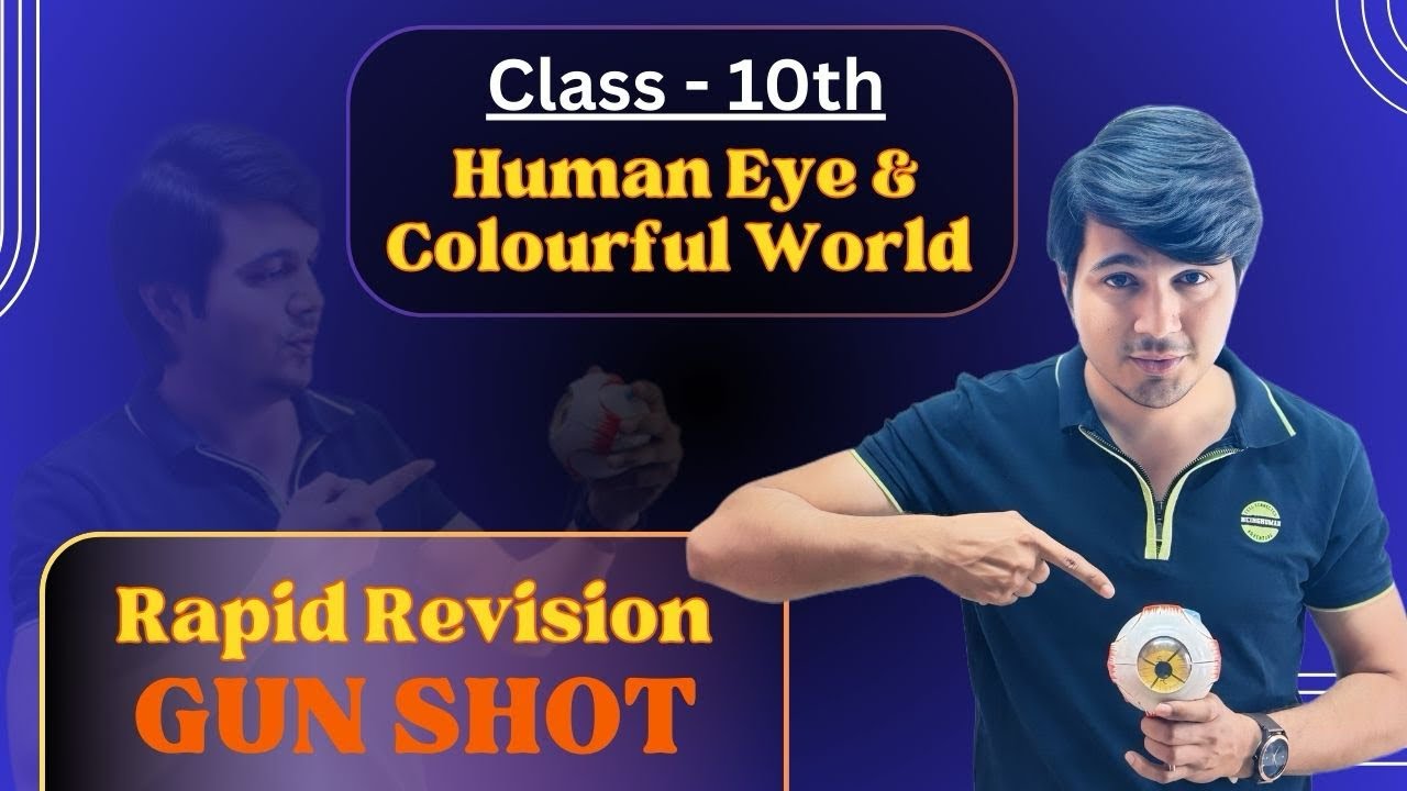 Class - 10th | Science | Physics chapter - Human eye & Colourful world | full Chapter Rapid Revision
