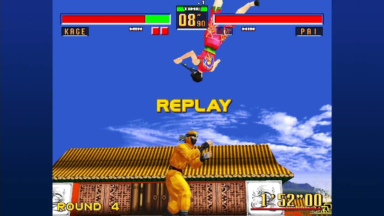 バーチャファイター2 Virtua Fighter 2 - カゲ_20260125 #VF2 #カゲ #Kage #PS3 #レトロゲーム #retrogame