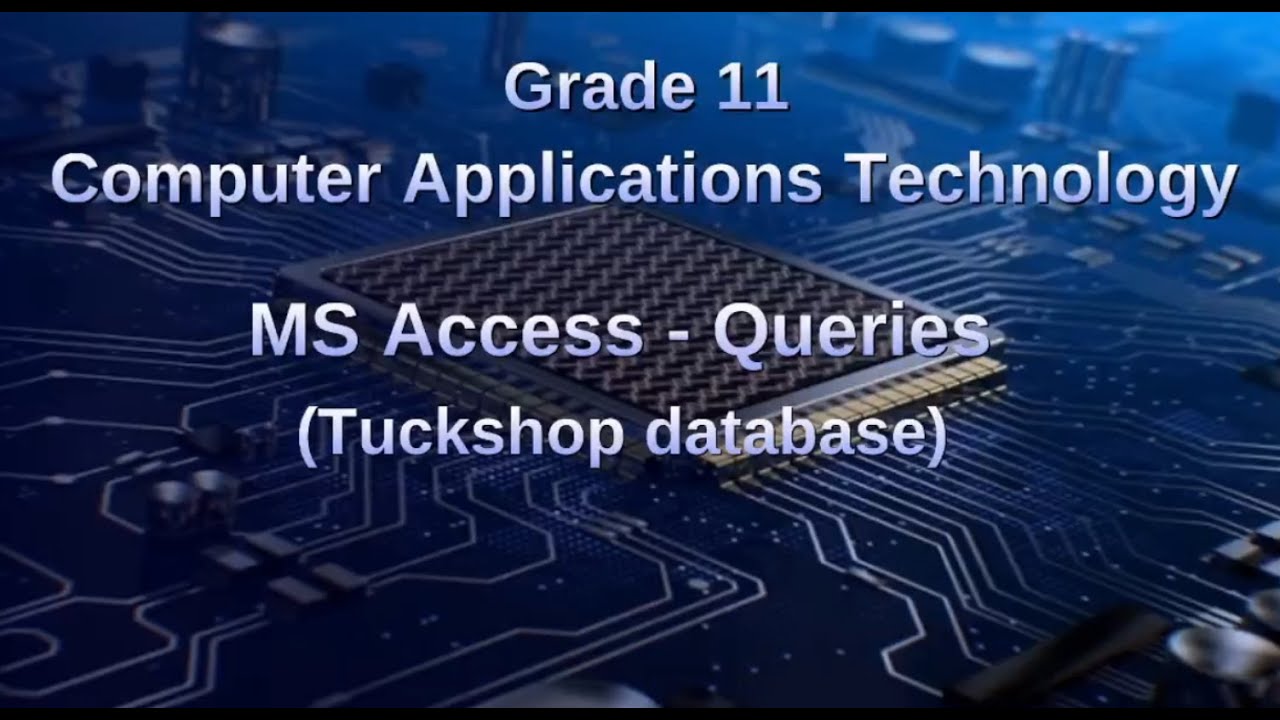 Access Queries (TuckshopDB)