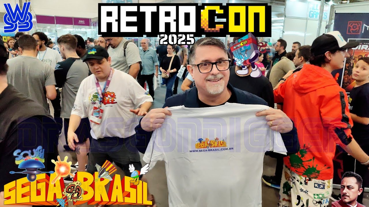 Alexandre Pagano dando moral para o site Sega Brasil e nosso canais. 🤜🏻💥🤛🏻 RETROCON 2025🕹️