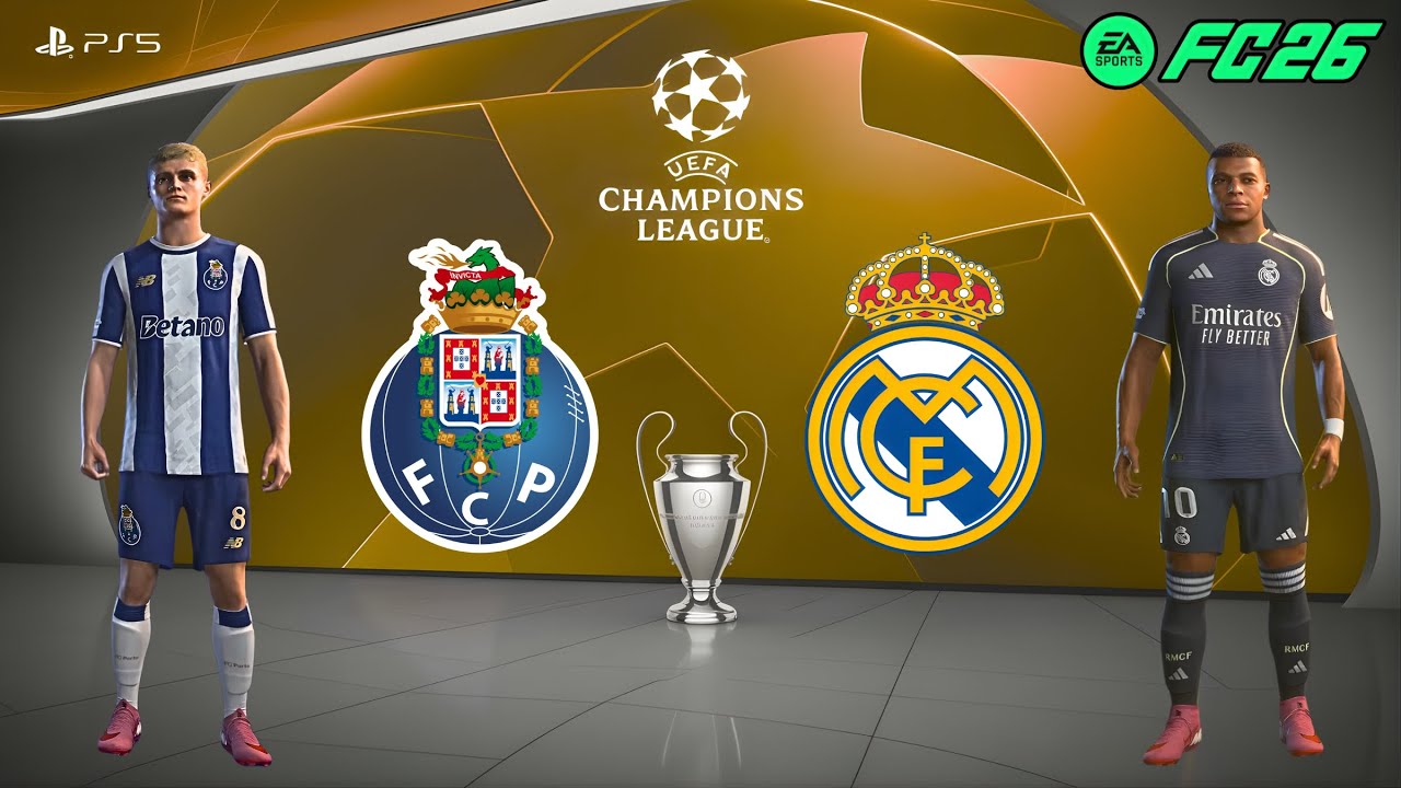 FC 26 - Real Madrid vs FC Porto | UCL Final | Samu Aghehowa vs Arda Güler epic battle