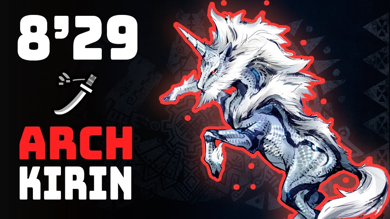 MHW | Arch Tempered Kirin (Long Sword) 8'29 - 9★ Event Quest (A Whisper of White Mane)