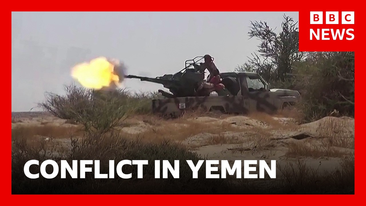 Thousands flee Yemen as Houthis and Saudi-backed forces escalate war | BBC News