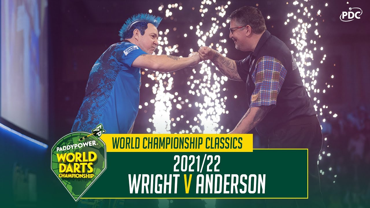 TWO LEGENDS COLLIDE! Wright v Anderson | 2021/22 World Darts Championship | Full Match
