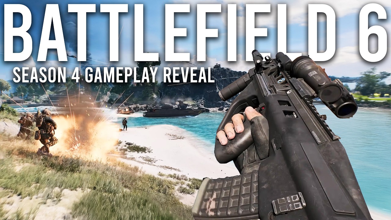 Battlefield 6: демонстрация игрового процесса 4-го сезона...