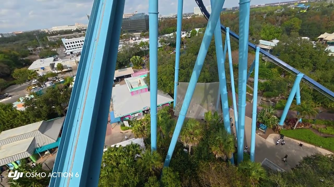 Manta Rollercoaster SeaWorld Florida POV