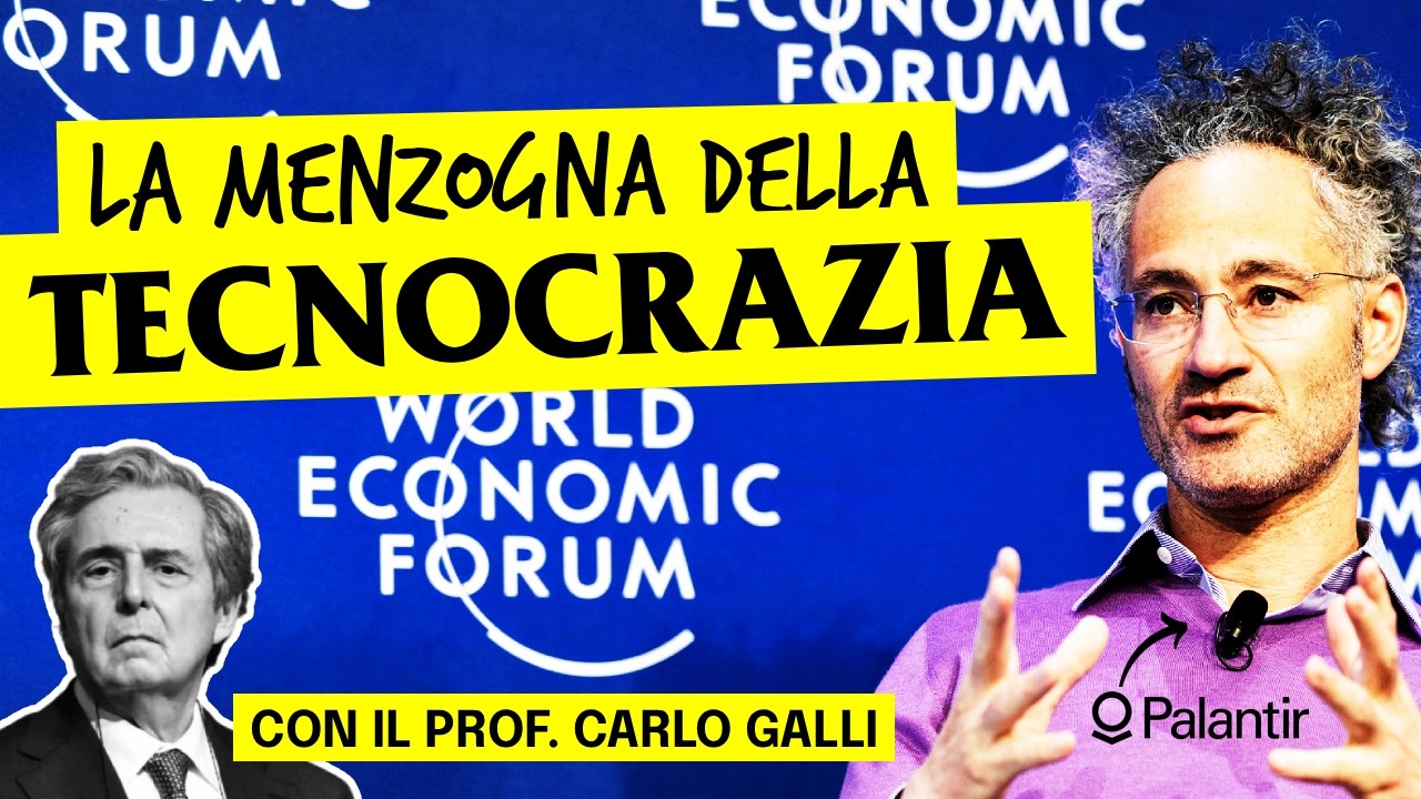 La TECNOCRAZIA non c'è: è la solita OLIGARCHIA (mascherata). Con il prof. Carlo Galli
