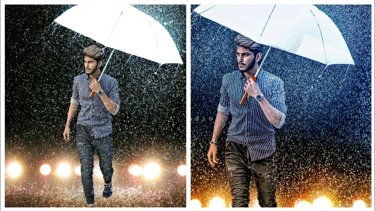 PicsArt Monsoon season / Rainy day photo editing tutorial picsart // step by step...