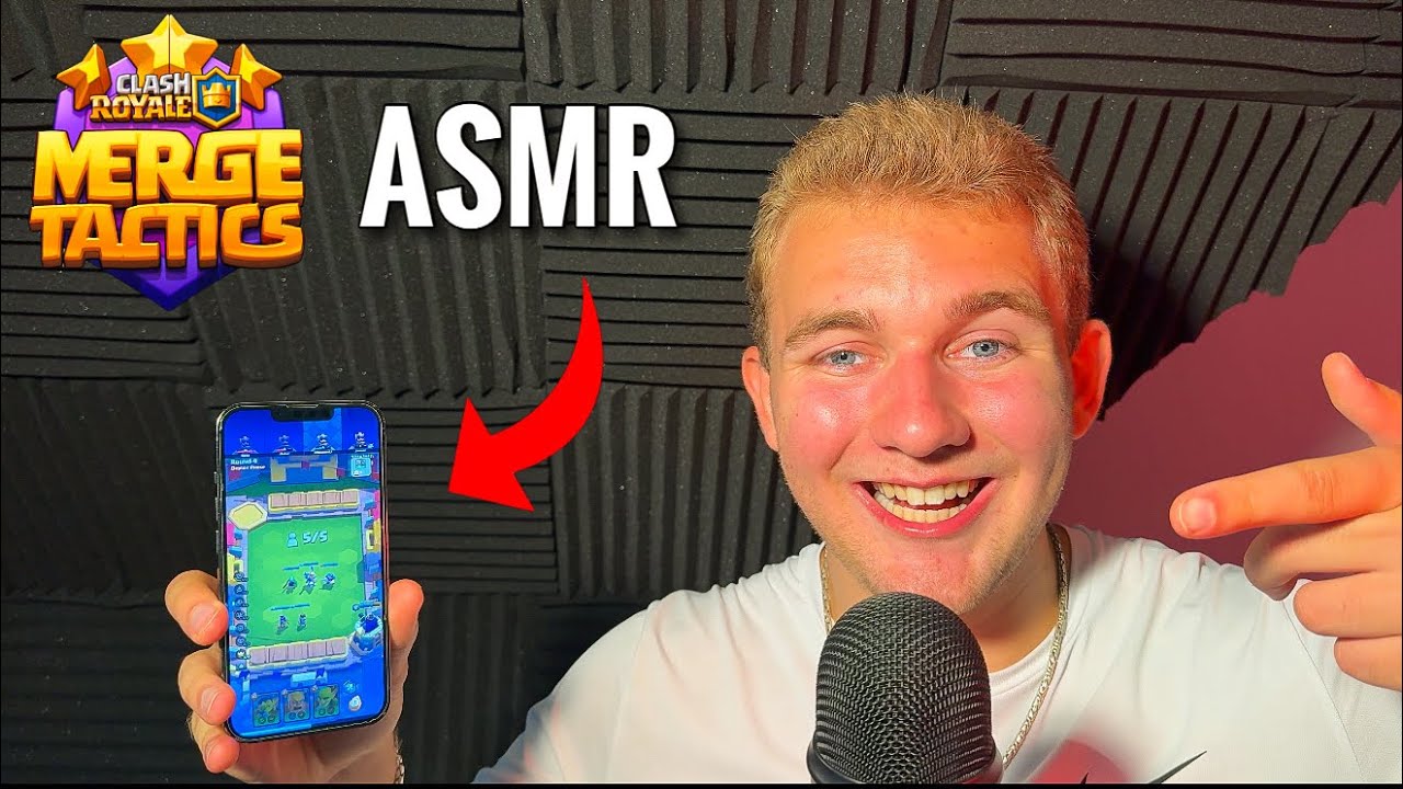 ASMR Playing Merge Tactics (Clash Royale)