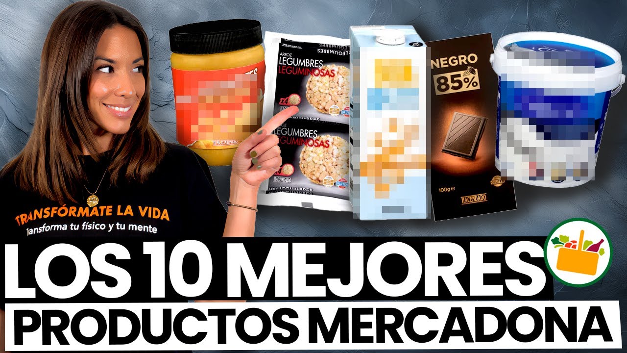 TOP 10 PRODUCTOS SALUDABLES DE MERCADONA✅ que tienes que probar 🛒