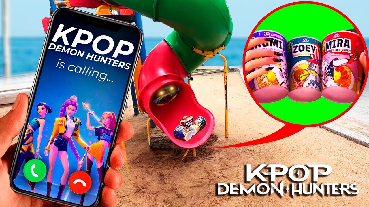 IF YOU SEE KPOP DEMON HUNTERS NOODLES inside SLIDE EATER - RUN!