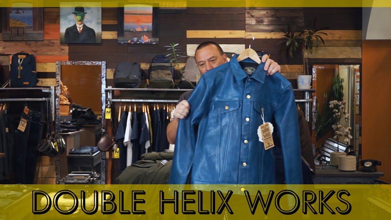 DOUBLE HELIX WORKS - куртки из кожи японского производства. Новинки в Zefear.