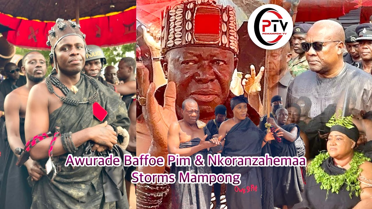 Nkoranzahene Awurade Baffoe Pim & Nkoranzahemaa Storm Daasebre Osei Bonsu II Mampong Dɔteyie