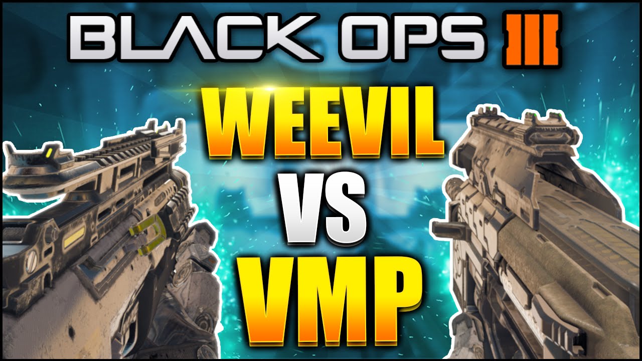 Black Ops 3: &ldquo;VMP&rdquo; Vs &ldquo;WEEVIL&rdquo; - WEAPON COMPARISON (Black Ops 3 SMG WEAPON COMPARISON)