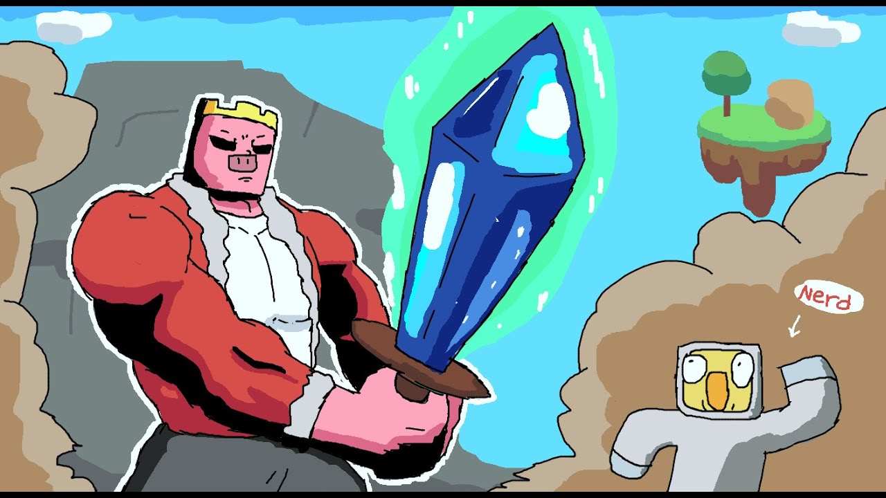 A casual game of skywars - Technoblade Animation