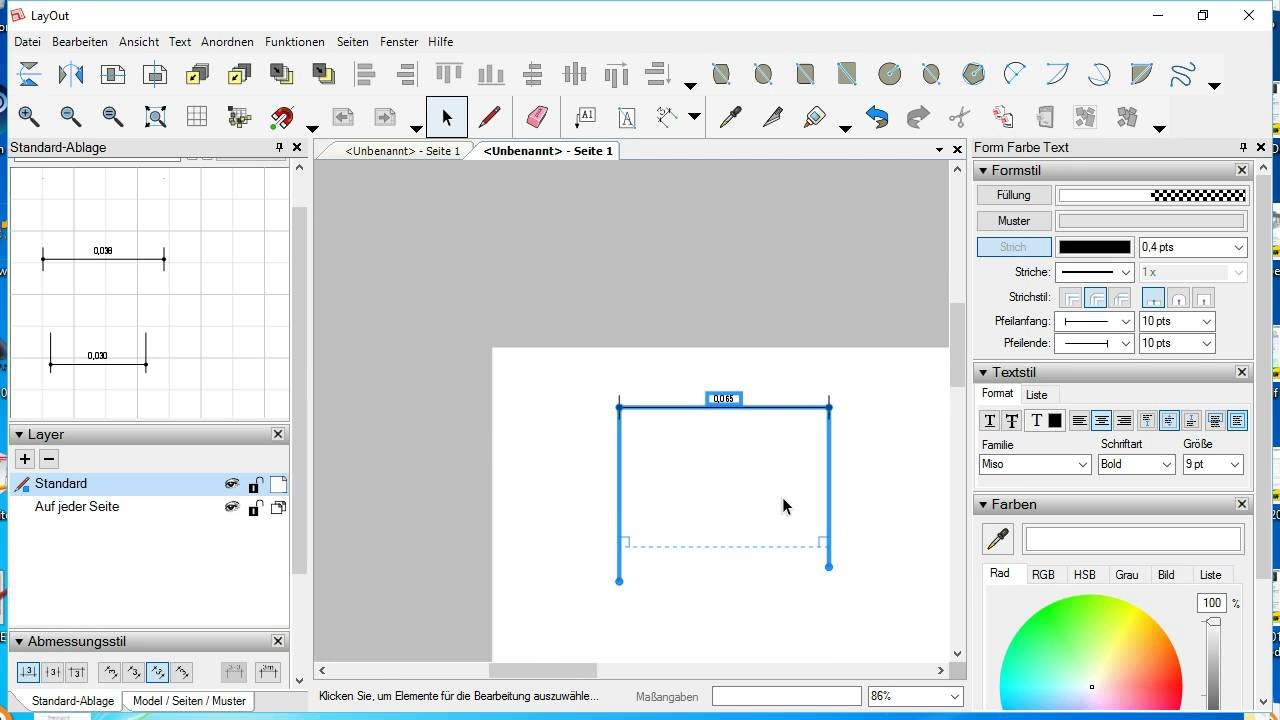 sketchup layout dimensions tips & tricks
