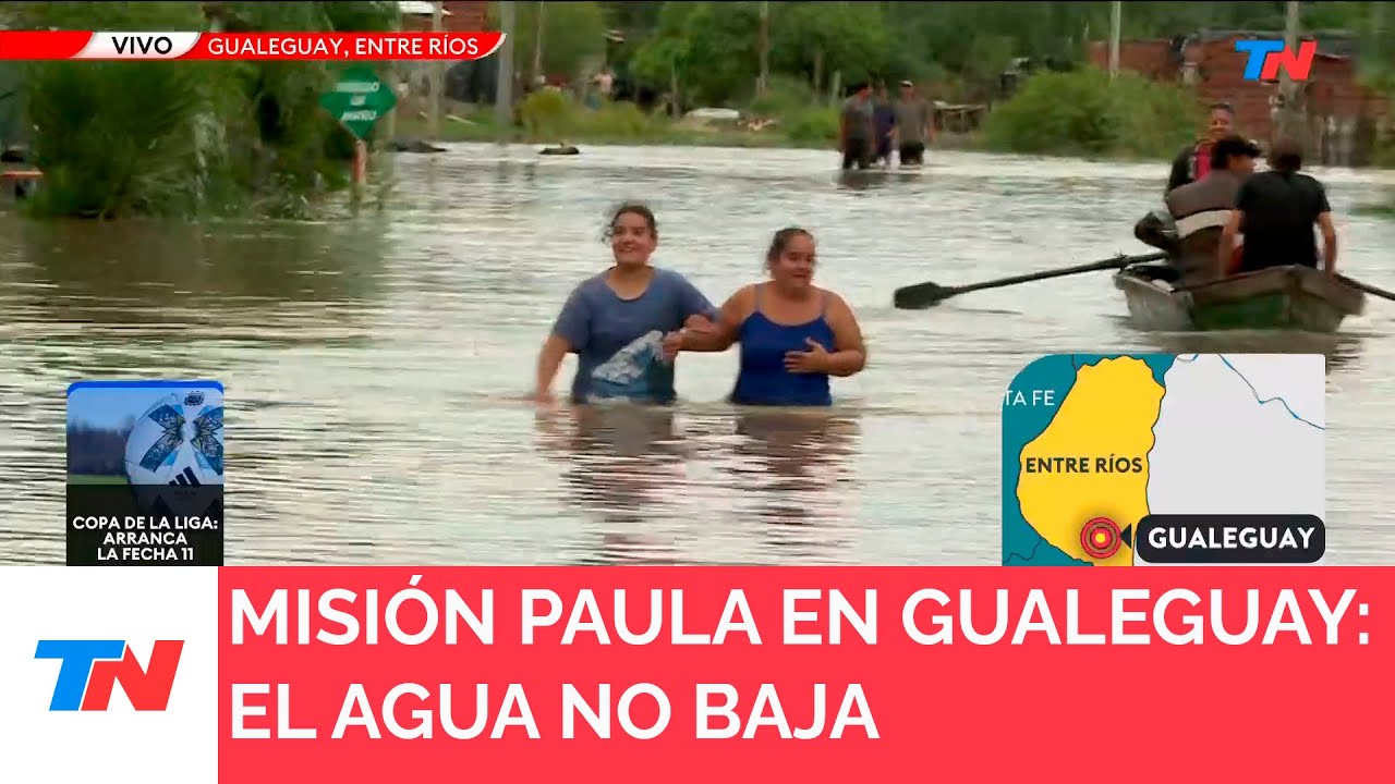 MISIÓN PAULA EN GUALEGUAY I Vivir inundados