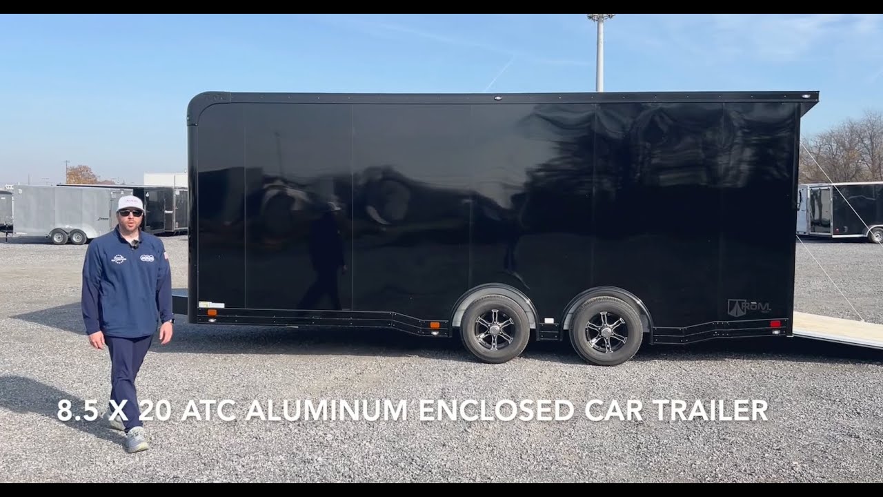 ATC 8.5 X 20 Aluminum Enclosed Car Trailer