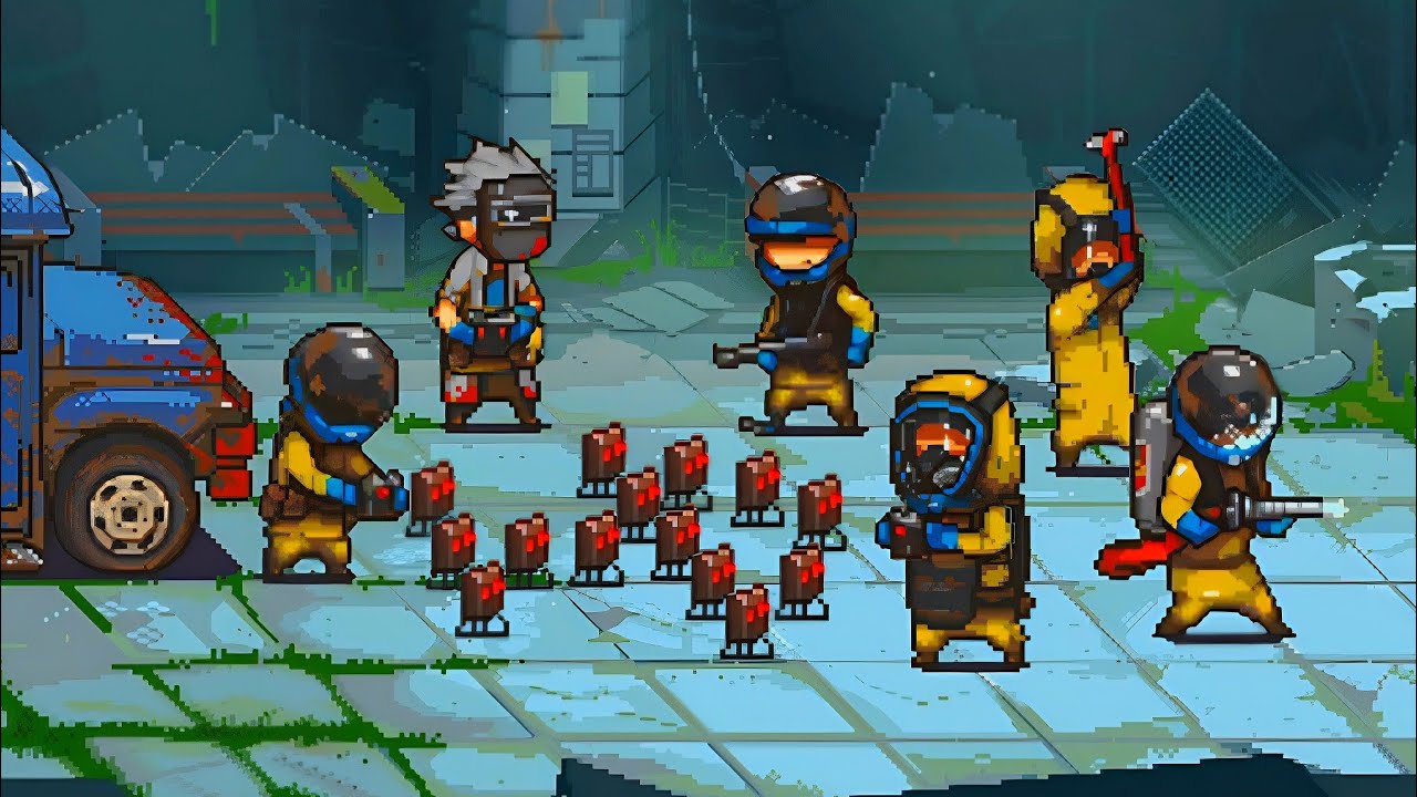 Dead Ahead Zombie Warfare - Nightmare Wallmart Cùng 6 Scientists và Chơi Xếp Hình Bằng Mìn
