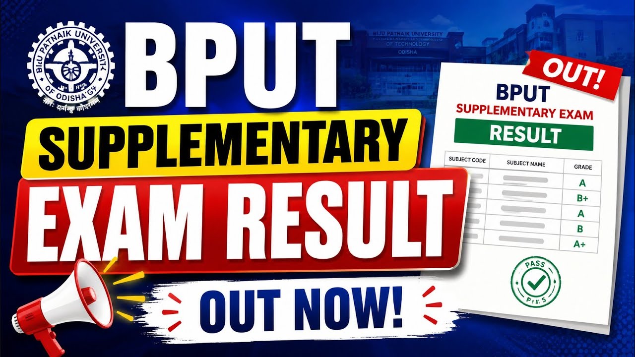 BPUT SUPPLEMENTARY RESULT OUT. CHECK NOW.
