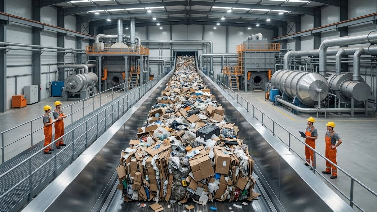 Cómo la basura se transforma en energía en fábricas de alta tecnología