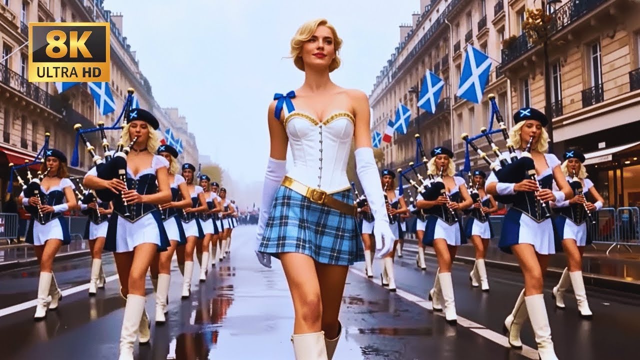 Epic Scottish Women with Bagpipes | Scottish Bagpipe Music | March of the Highlands and Warrior