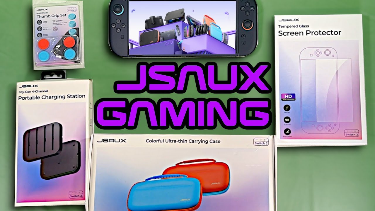 Распаковываем аксессуары JSAUX для Nintendo Switch 2!