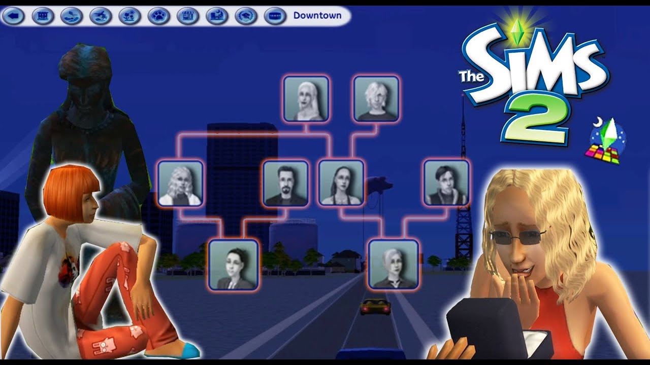 The Tricou Family and The Gray Woman of SimCity - Sims 2 Glitches, Hidden Sims and Downtown Lore.