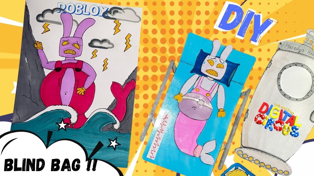 🎪Сделай сам из бумаги 🎪 Спасенная Джакс, беременная множеством детей | Слепой пакет для беременны...