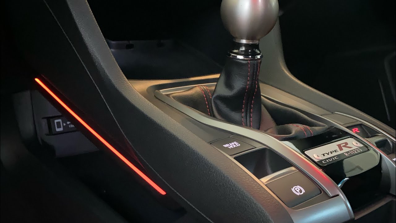 How to install oem Red illumination light for the Honda Civic typeR